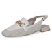 CAPRICE Caprice 9-29410-46 Ballerina's voor dames, Gebroken witte kam, 40.5 EU Large