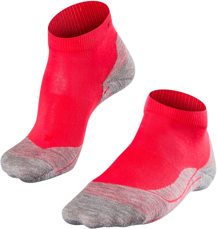 Falke RU4 Short Hardloopsokken Dames grijs/rood 35-36 2018