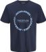 JACK & JONES JJBENSON TEE SS CREW NECK Heren T-shirt Navy Blazer Katoen XL