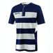 Macron Jersey idmond Marineblauw Korte mouw Gestreept Polyester 3XL Hommes Rugby Automne/Hiver 2020