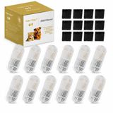 Happy Things® ZR20 Drinkfontein Filters – 12 Stuks + 12 Filtersponsjes – 5-Laags Filtersysteem - Voor Kat & Hond