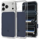 Spigen Ultra Hybrid T MagFit Hoesje Geschikt voor Apple iPhone 18 Pro / 17 Pro - Back Cover Compatibel met MagSafe / Qi2 - Blauw