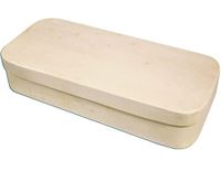 INNSPIRO Rechthoekige houten kist van spinhout, 22 x 10 x 5 cm, 97060