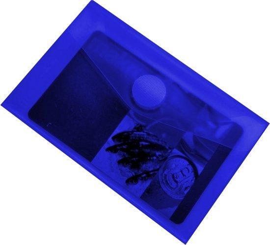 EXXO-HFP #90626 - Visitekaartmap - Creditcardmap - Blauw - 150 stuks