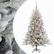 vidaXL Kunstkerstboom met kerstbal 150 cm 150 LED's Warmwit