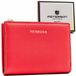 Peterson Portefeuille femme, petit format, rouge, cuir, écologique, protection RFID, 12,5 x 9 cm