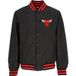 Veste bomber NBA Script Chibul Noir/Porte Avant Rouge