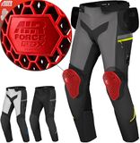 SHIMA Alpha Textiele Motorbroek - Zwart/Grijs/Geel - Maat 3XL
