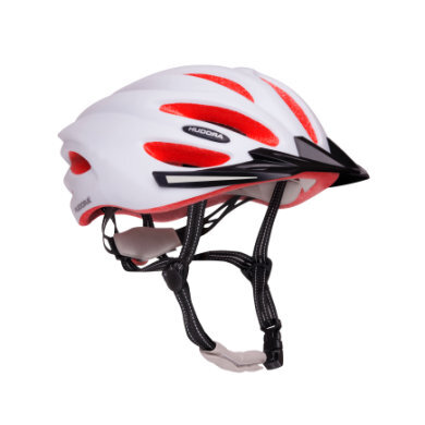 Hudora ® Helm Basalt Gr. 56-59 wit/magenta