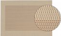 Tafel Placemats - 2x stuks - beige - gevlochten - 45 x 30 cm - onderleggers