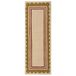 Flair Rugs laagpolig wollen rechthoekige vloerkleed met print 230x80 cm - meerkleurig