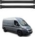 Omtec Omac Barres De Toit En Aluminium Pour Citroën Jumper Ii / Fiat Ducato 2006-2026 – Tüv / Din 75302:2019 – Charge Max 75 Kg – 2 Barres Noir