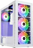Kolink Observatory HF Glass Midi-tower PC-behuizing Wit 2 voorgeïnstalleerde LED-ventilators, 4 voorgeïnstalleerde LED-ventilators