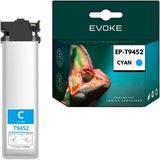 Evoke Epson T9452 Cyaan XL Printerinkt Cartridge - 60ml - 5000 Pagina's