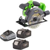 Procraft PCA28bb scie circulaire sans balai 20 V 165 mm + 2x batterie 4,0 Ah + chargeur