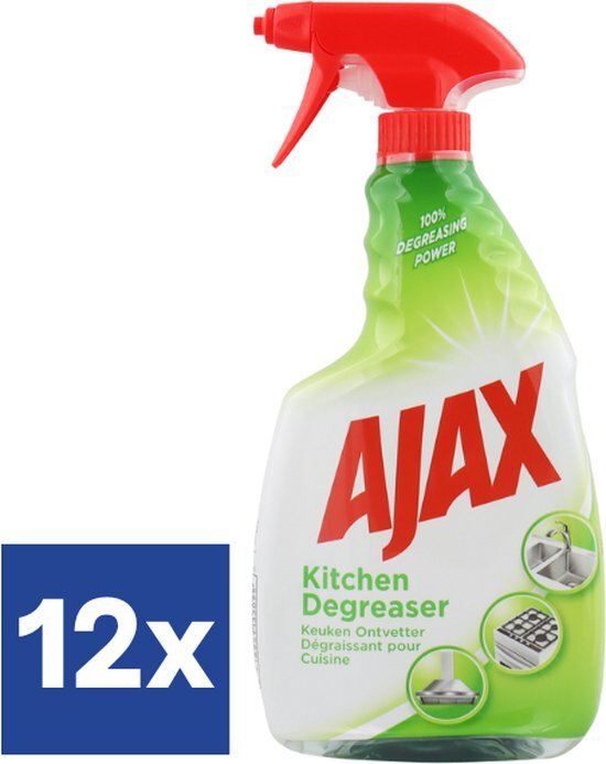 Ajax Keukenspray - 12 x 750ml - Voordeelverpakking