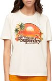 Superdry Travel Souvenir Shirt Dames - Maat M (38)