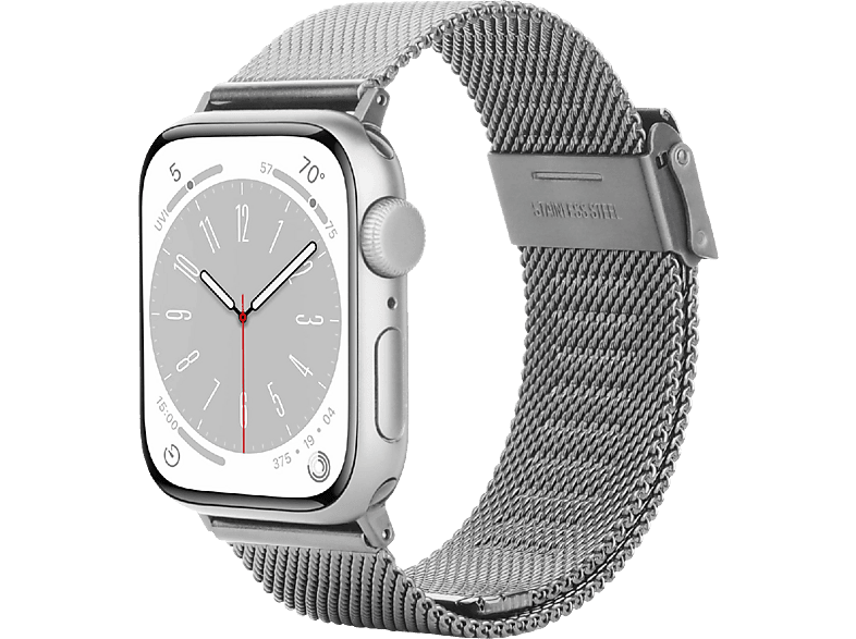 Just In Case Silksteel Strap Apple Watch 40-42mm - Zilver