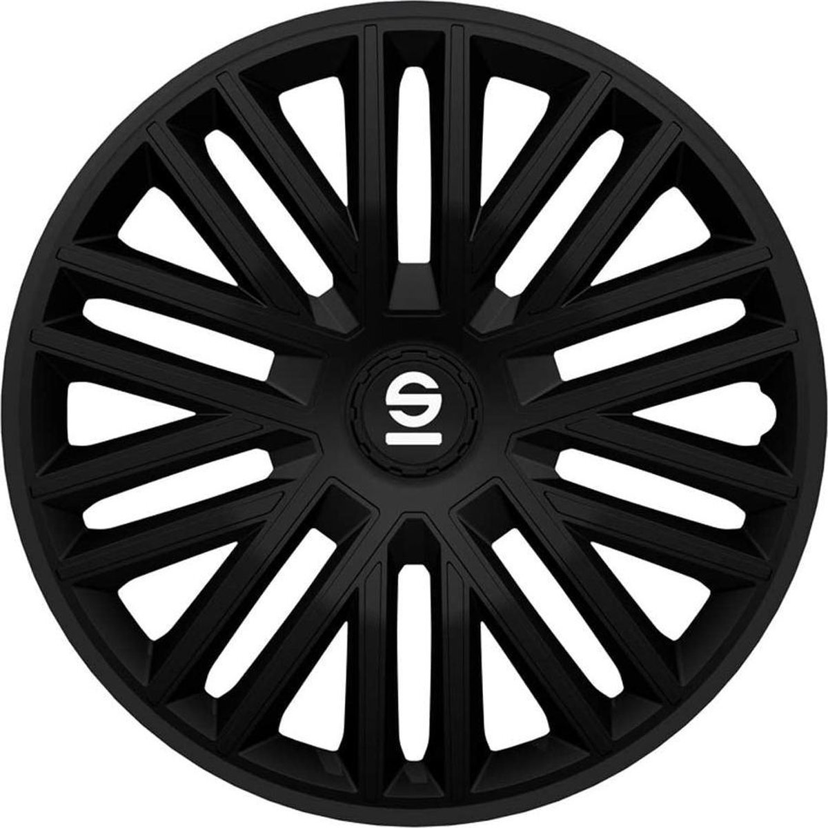 Sparco Wieldoppen Bergamo 16 Inch Abs Zwart 4 Stuks