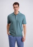 pierre cardin Poloshirt heren korte mouw katoen effen XXL Smoke Blue