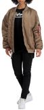 Alpha Industries MA-1 Core Damesjas Bruin XS/S