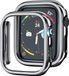 By Qubix Qubix Hard case 41mm (open front) - Zwart (glans) - Geschikt voor Apple Watch 41mm