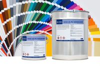 Wixx 2K PU Wegenverf Lijnenverf - 10L - RAL 5017 | Verkeersblauw