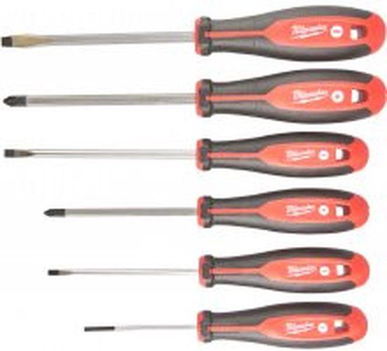 Milwaukee Tri-lobe Schroevendraaier Set - 6-delig - 4932471807
