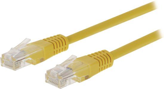 Valueline VLCT 85000 Y 30 CAT 5 e UTP Netwerkkabel RJ 45 88 Male RJ 45