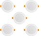 Maclean - Set van 5 stuks Led-paneel - SLIM inbouw - 9W, Neutraal Wit 4000K