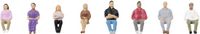 Faller - 1/87 ZITTENDE MENSEN IV (6/23) * - Modelbouwsets, Hobbybouwspeelgoed voor Kinderen, Modelverf en Accessoires