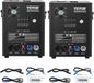 VEVOR 2x Machine à étincelles 500 W Machine pyrotechnique Machine de feux d'artifice en aluminium Contrôleur DMX Machine à étincelles froides réglable 2-4m