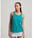 Superdry Vintage Logo Mouwloos T-shirt Vrouw Ocean Green Marl M