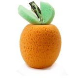 Martini SPA Bath Fruit - Zachte lichaamsspons in sinaasappelvorm, polyurethaan, oranje, 25 g, 1 stuk - Made in Italy