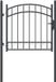 vidaXL Hekpoort EMMEN 104 x 86 cm Vergrendelbaar Poedercoated staal