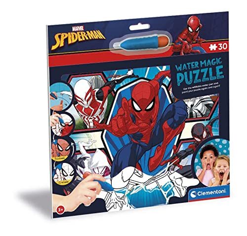 Clementoni Kinderpuzzels - Water Magic Marvel Spiderman, Puzzel 30 Stukjes, 3-5 jaar - 22706