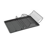 Metaltex Afdruiprek met kom, zwart, 46 x 33 x 48 cm