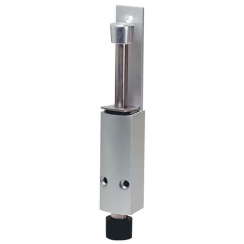 KWS Deurvergrendeling 1222 | Deurstopper | Hub 60 mm | Aluminium Zilver | 1 Stuk
