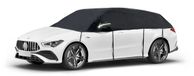 Walser Dekzeil voor auto All Weather - autozeil halve garage Maat 5 Combi zwart