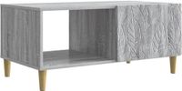 vidaXL Salontafel Grijs Sonoma 90 x 50 x 40 cm Bewerkt hout