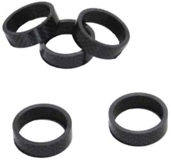 VWP Balhoofdring 1 1/8 inch 10mm carbon 5 stuks