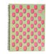 Exacompta Europa Splash - Ref EU1503Z Wirebound Notebooks, Bright Cover, 160 gelinieerde pagina's, A4+ formaat met micro-geperforeerde pagina's, verpakking van 3 roze/groene omslag