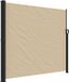 vidaXL - Windscherm - uittrekbaar - 180x500 cm - beige