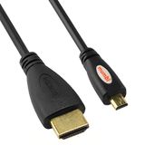 mumbi Micro HDMI-kabel 1080p - vergulde contacten - HDMI Micro Type D High Speed Kabel HDMI 1.4 / aansluitkabel 3 meter