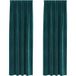 Rideaux Occultants Vert Foncé 140 X 245 Cm Velours