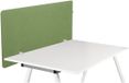 hjh OFFICE Akoestische tafelscheidingswand FLEXMIUT D1 120 cm groen