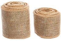 Baker Ross FX346 Jute Hessian Rollen Waardepak - Pak van 2, Natuurlijke Knutsel Accessoires, Jute Kunst en Kunstnijverheid Materialen, Decoratie Benodigdheden