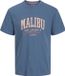 JACK & JONES JJDETROIT TEE SS CREW NECK T-shirt Homme - Vert/Bleu - Coton - Taille S