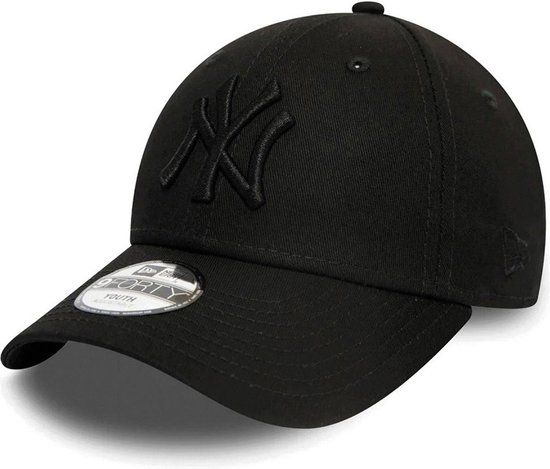 New Era League Essential 9FORTY NY Yankees Kids Cap - Black - Child (4-6Y)