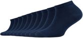 s.Oliver Sneakersokken 10-pack Katoen Blauw Maat 31-34 Unisex
